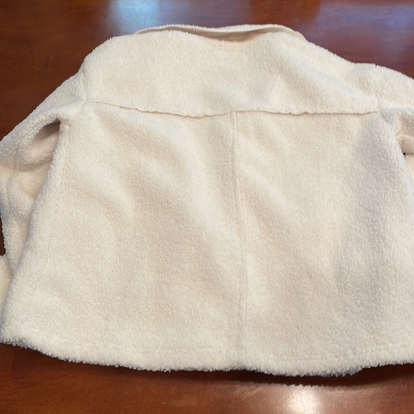 Sanctuary off white Sherpa jacket size Small - Picture 9 of 9